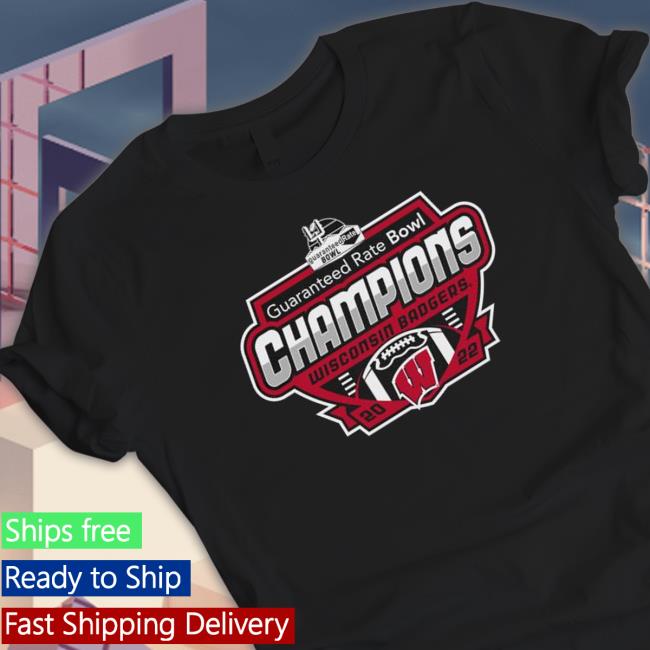 Wisconsin Badgers 2022 Guaranteed Rate Bowl Champions Sweatshirt Wisconsin Badgers 2022 Guaranteed Rate Bowl Champions Sweatshirt