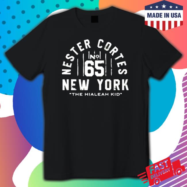 Nester Cortes New York The Hialeah Kid No 65 T-Shirt Nester Cortes New York The Hialeah Kid No 65 T-Shirt