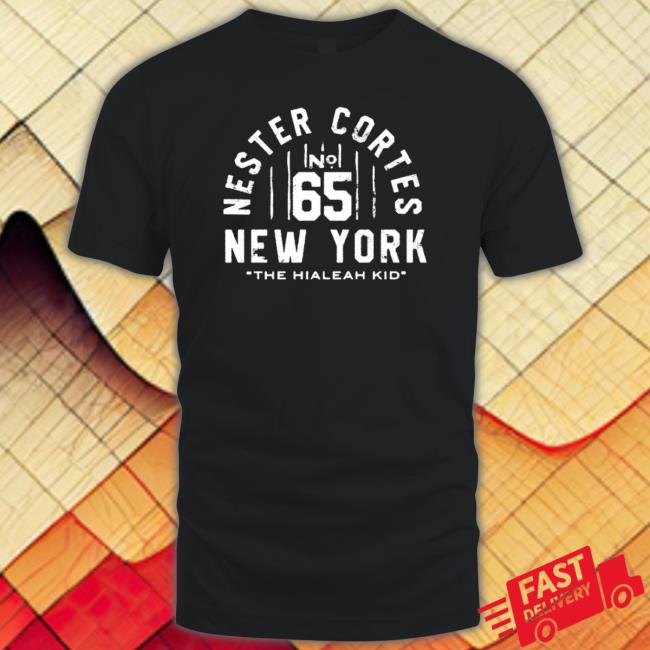 Nester Cortes New York The Hialeah Kid No 65 T-Shirt Nester Cortes New York The Hialeah Kid No 65 T-Shirt