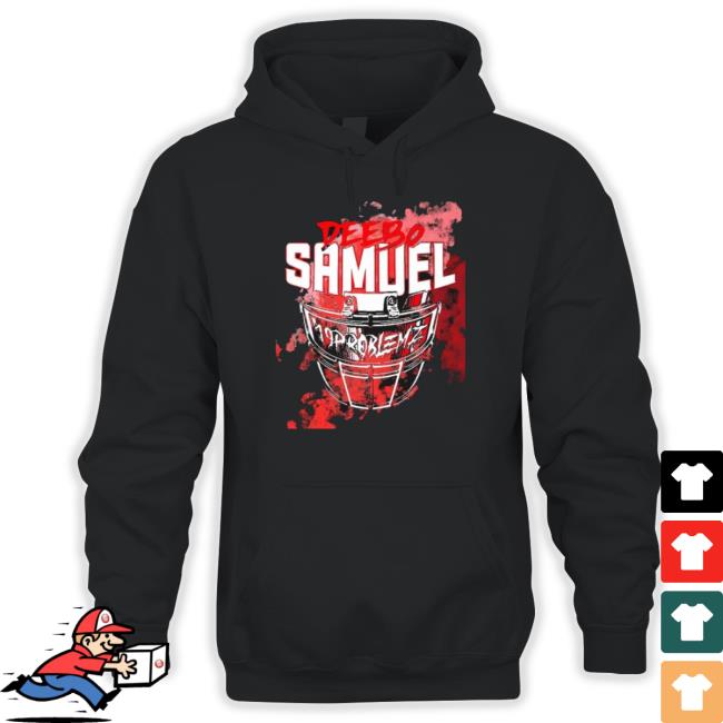 19 Problem Deebo Samuel Baseball Helmet Painting Crewneck Sweatshirt 19 Problem Deebo Samuel Baseball Helmet Painting Crewneck Sweatshirt