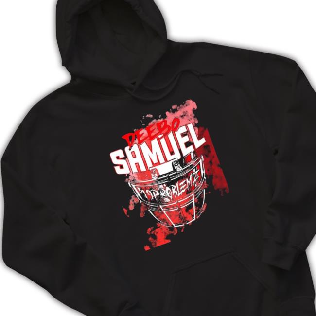 19 Problem Deebo Samuel Baseball Helmet Painting Crewneck Sweatshirt 19 Problem Deebo Samuel Baseball Helmet Painting Crewneck Sweatshirt