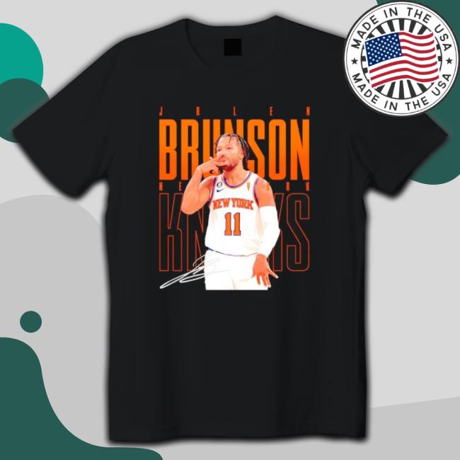 Jalen Brunson New York Knicks Signature 2022 Shirts Jalen Brunson New York Knicks Signature 2022 Shirts
