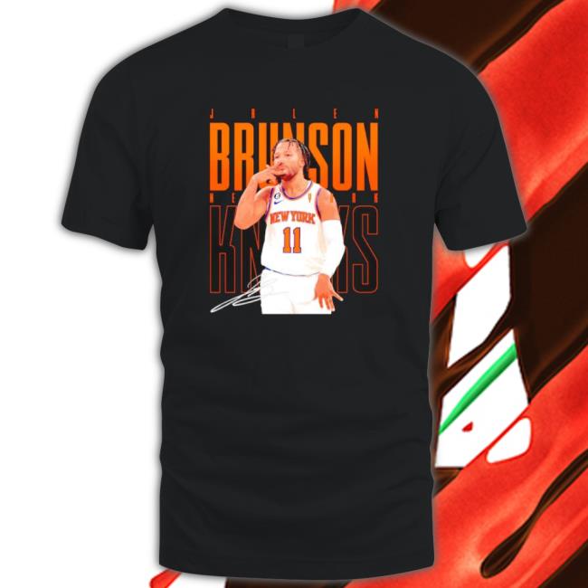 Jalen Brunson New York Knicks Signature 2022 Shirts Jalen Brunson New York Knicks Signature 2022 Shirts