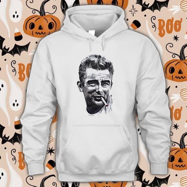 James Dean Cigarette Hooded Sweatshirt James Dean Cigarette Hooded Sweatshirt
