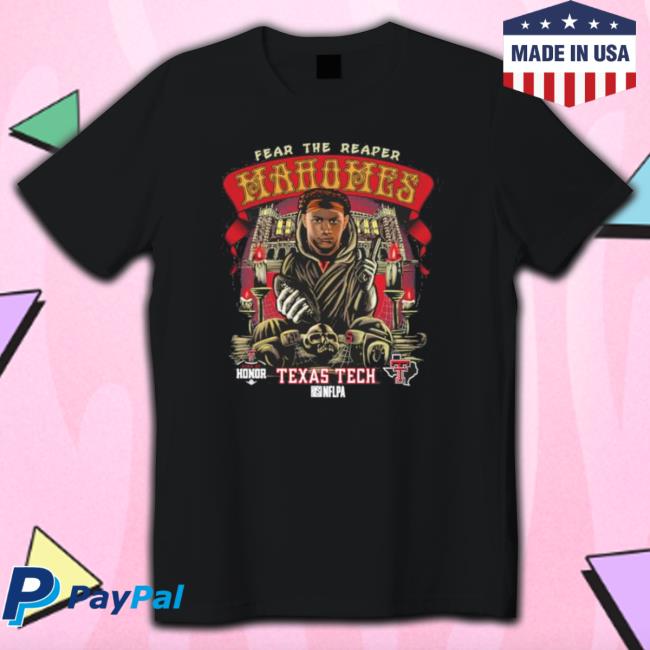 Texas Tech 2022 Gameday Mahomes Fear The Reaper Ring Of Honor T-shirt Texas Tech 2022 Gameday Mahomes Fear The Reaper Ring Of Honor T-shirt