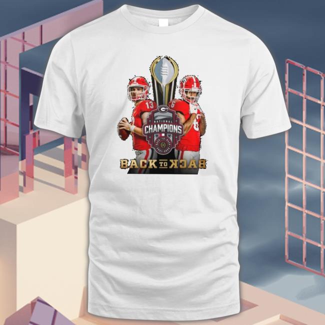 Georgia Bulldogs National Champions Back To Back 2021-2022 Classic Shirt Georgia Bulldogs National Champions Back To Back 2021-2022 Classic Shirt