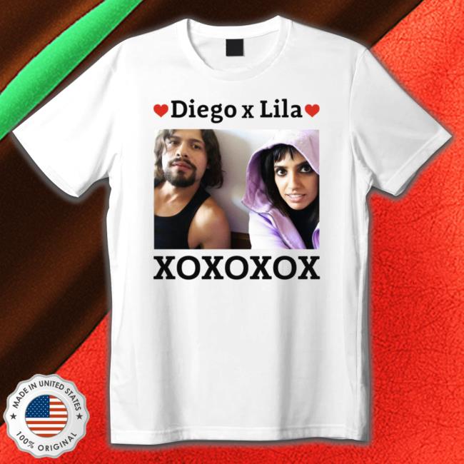 Official Diego X Lila Xoxoxox shirt Official Diego X Lila Xoxoxox shirt