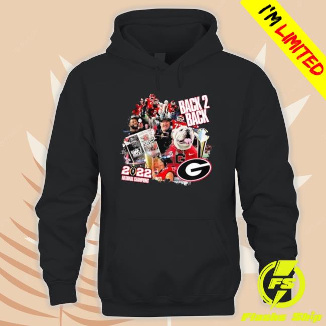 Georgia Bulldogs Back 2 Back 2022 National Champs T-Shirt Georgia Bulldogs Back 2 Back 2022 National Champs T-Shirt