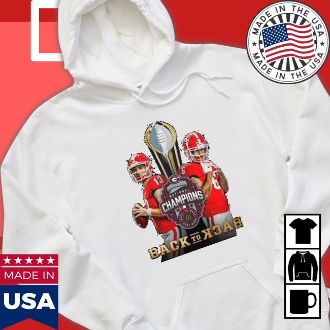 Georgia Bulldogs National Champions Back To Back 2021-2022 Classic Shirt Georgia Bulldogs National Champions Back To Back 2021-2022 Classic Shirt
