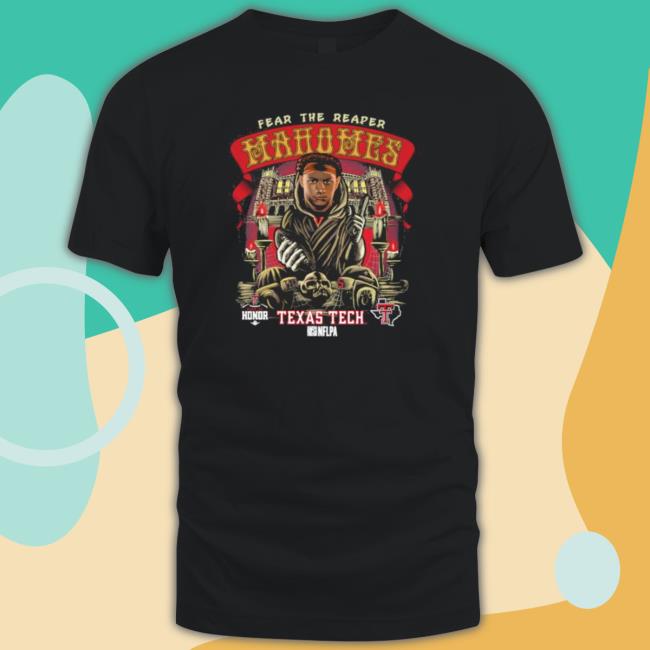 Texas Tech 2022 Gameday Mahomes Fear The Reaper Ring Of Honor T-shirt Texas Tech 2022 Gameday Mahomes Fear The Reaper Ring Of Honor T-shirt