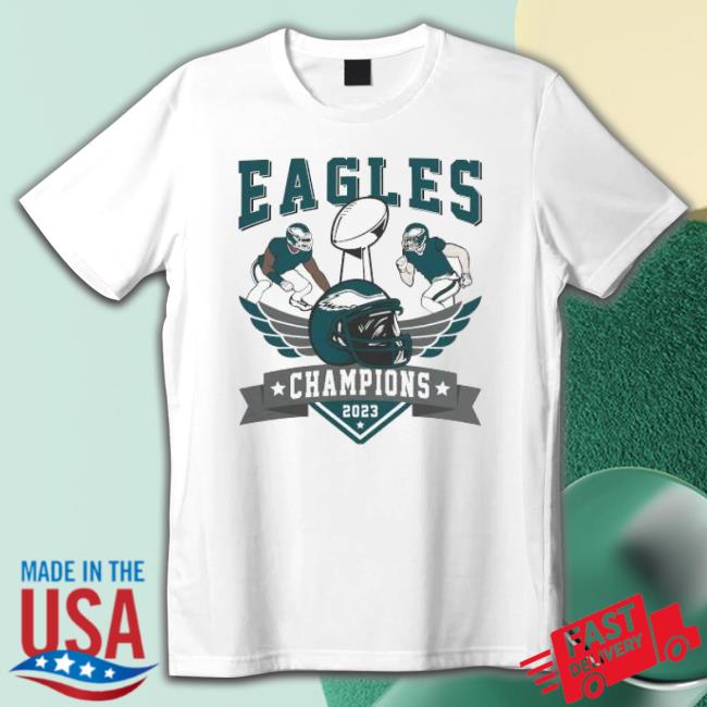Philadelphia Eagle Super Bowl Champions 2023 Tee Philadelphia Eagle Super Bowl Champions 2023 Tee