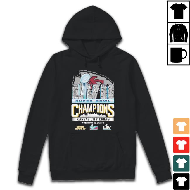 Kansas City Chiefs Super Bowl Champions February 12 2023 Hooded Sweatshirt Kansas City Chiefs Super Bowl Champions February 12 2023 Hooded Sweatshirt