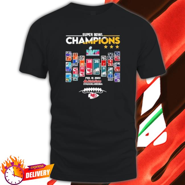 Super Bowl Champions Kansas City Chiefs State Farm Stadium Arizona Classic Shirt Super Bowl Champions Kansas City Chiefs State Farm Stadium Arizona Classic Shirt