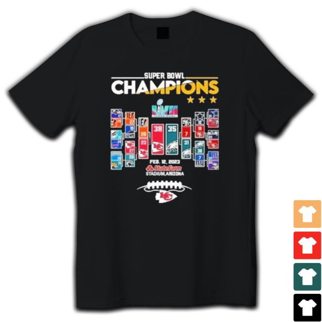 Super Bowl Champions Kansas City Chiefs State Farm Stadium Arizona Classic Shirt Super Bowl Champions Kansas City Chiefs State Farm Stadium Arizona Classic Shirt