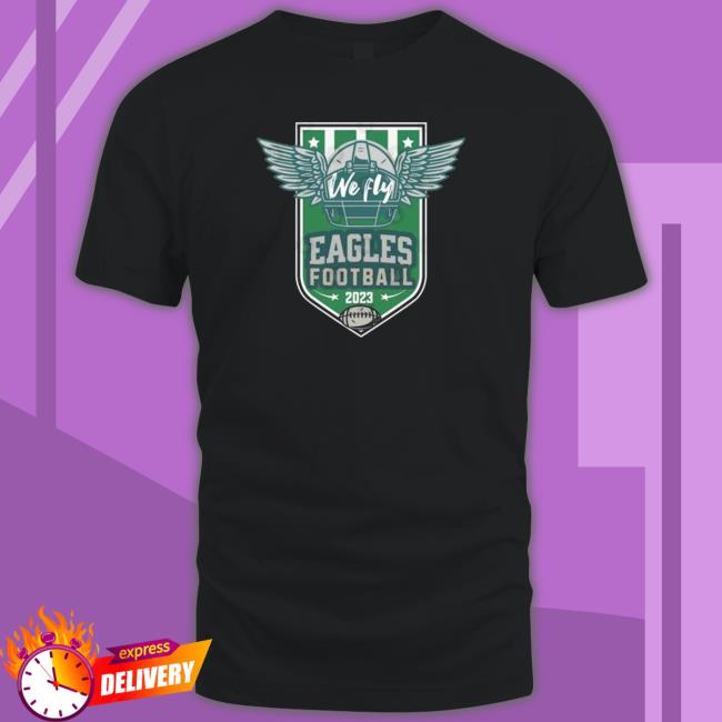 Philadelphia Eagles We Fly Lvii Super Bowl 2023 Crewneck Sweatshirt Philadelphia Eagles We Fly Lvii Super Bowl 2023 Crewneck Sweatshirt