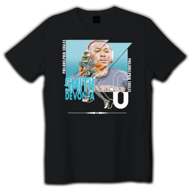 Devonta Smith Philadelphia Eagles Football Poster Shirt Devonta Smith Philadelphia Eagles Football Poster Shirt