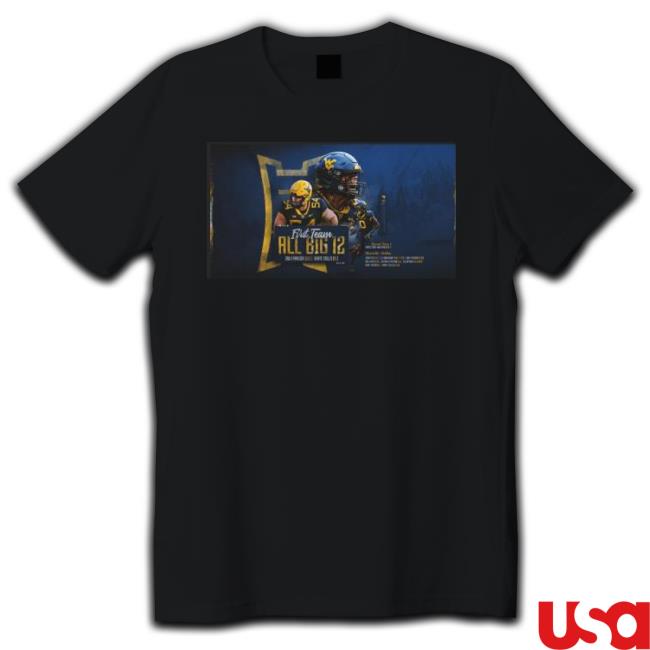 West Virginia Football All Big 12 First Team Crewneck Sweatshirt