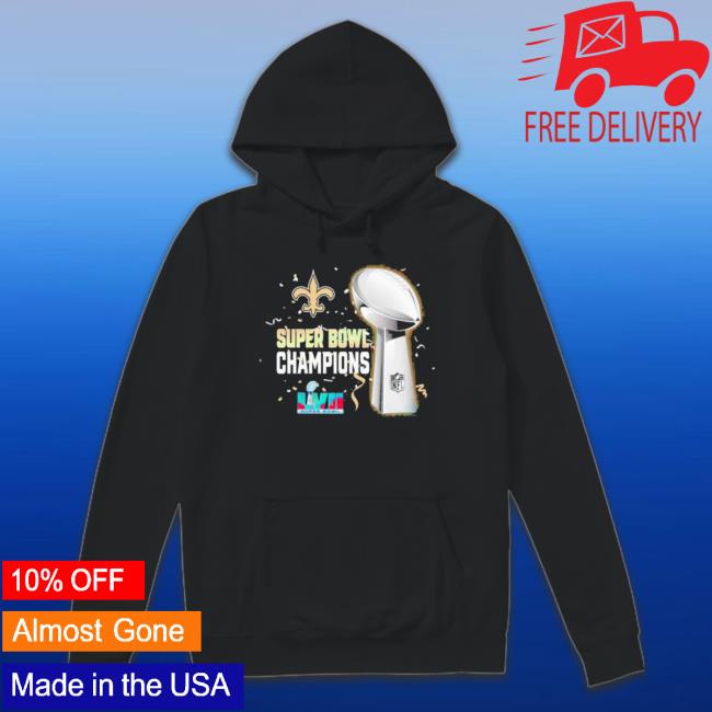 New Orleans Saints Super Bowl Lvii 2023 Champions Sweaters New Orleans Saints Super Bowl Lvii 2023 Champions Sweaters