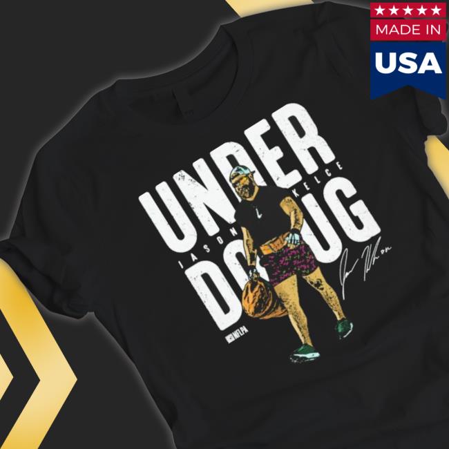 Jason Kelce Philadelphia Under Doug Signature Crewneck Sweatshirt Jason Kelce Philadelphia Under Doug Signature Crewneck Sweatshirt