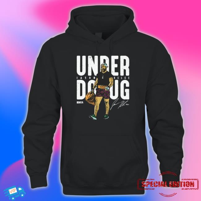 Jason Kelce Philadelphia Under Doug Signature Crewneck Sweatshirt Jason Kelce Philadelphia Under Doug Signature Crewneck Sweatshirt