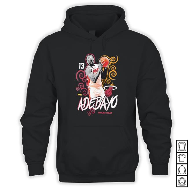 Bam Adebayo Miami Heat Fanatics Branded Competitor 2023 Hooded Sweatshirt Bam Adebayo Miami Heat Fanatics Branded Competitor 2023 Hooded Sweatshirt