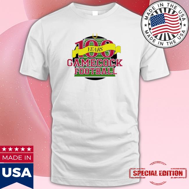 100 Years South Carolina Gamecocks Football Tee 100 Years South Carolina Gamecocks Football Tee