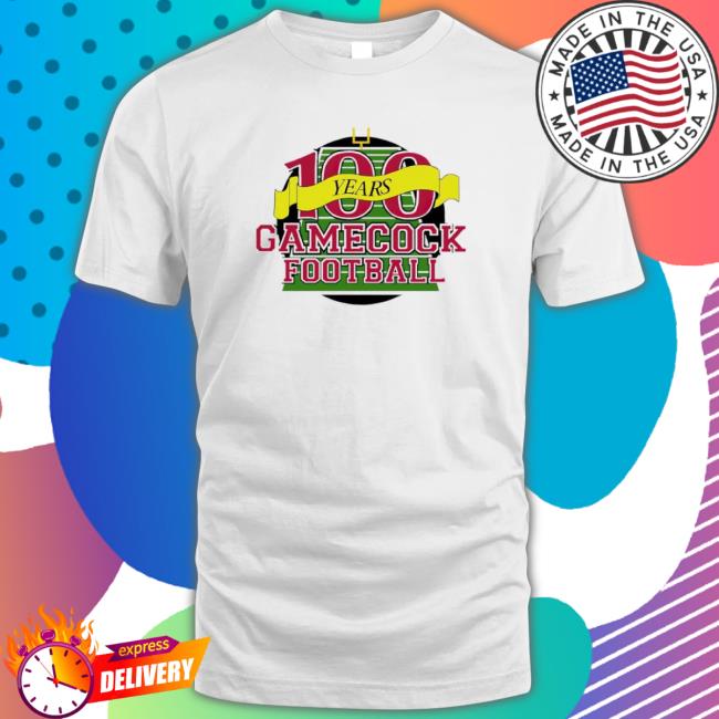 100 Years South Carolina Gamecocks Football Tee 100 Years South Carolina Gamecocks Football Tee
