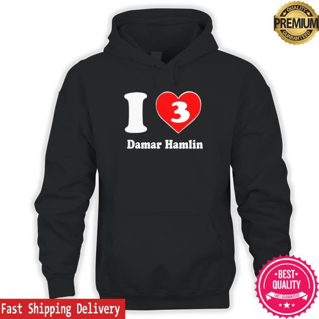 I Love 3 Damar Hamlin T-shirt I Love 3 Damar Hamlin T-shirt