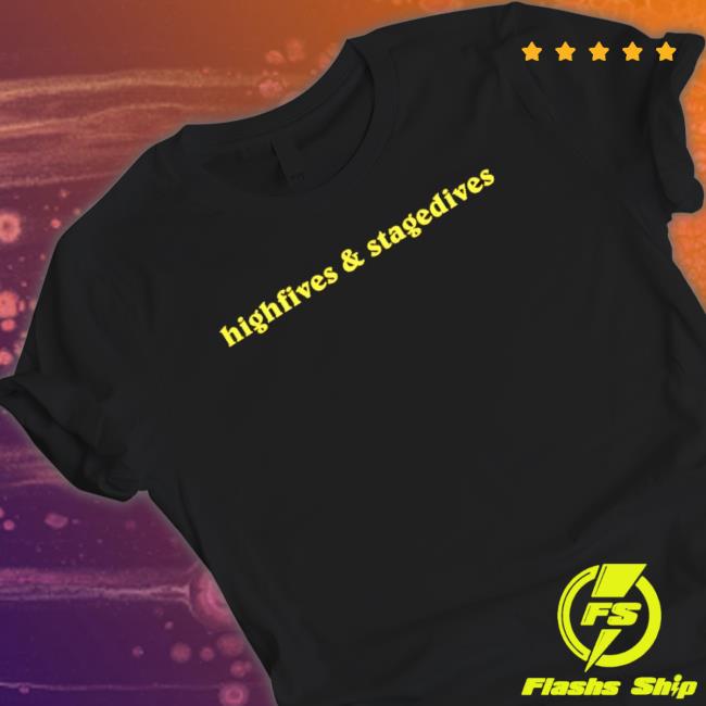 Mark Andrews High Fives And Stage Dives T-Shirt Mark Andrews High Fives And Stage Dives T-Shirt