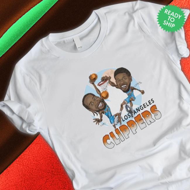 Caricature Los Angeles Clippers Tee Shirt Caricature Los Angeles Clippers Tee Shirt