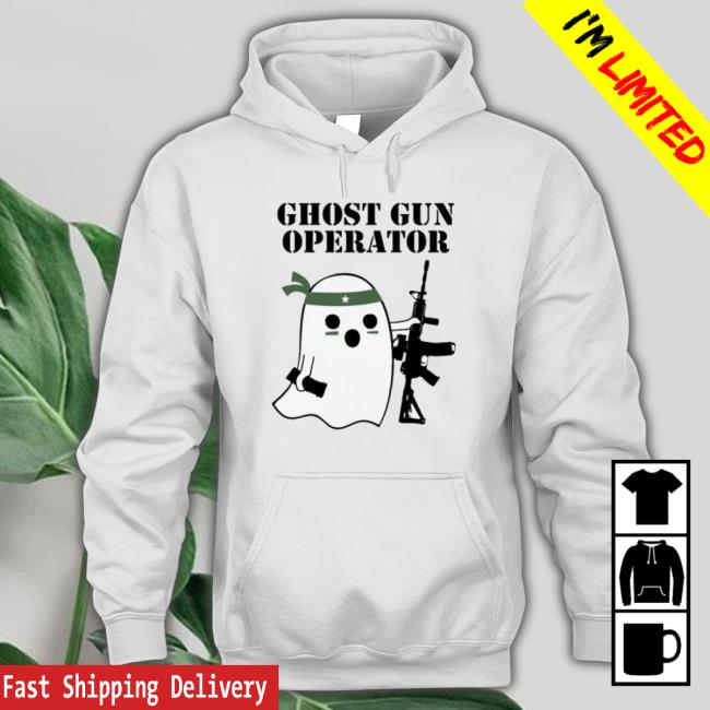 1776 United Merch Ghost Gun Operator Hooded Sweatshirt 1776 United Merch Ghost Gun Operator Hooded Sweatshirt