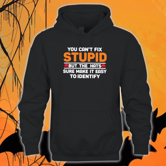 Official Emywinst You Can’T Fix Stupid But The Hats Hoodie Official Emywinst You Can’T Fix Stupid But The Hats Hoodie