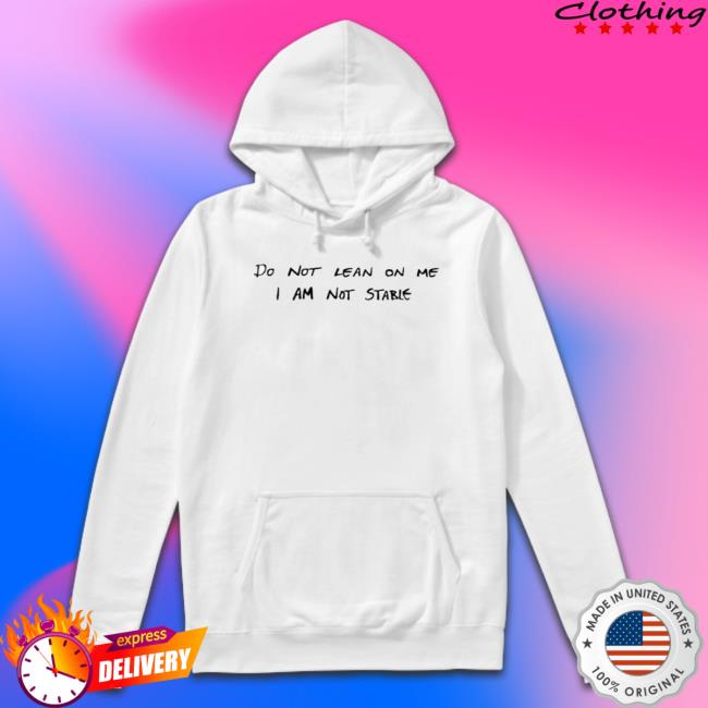 Official Images That Could Be Album Covers Do Not Lean On Me I Am Not Stable Crewneck Sweatshirt Official Images That Could Be Album Covers Do Not Lean On Me I Am Not Stable Crewneck Sweatshirt