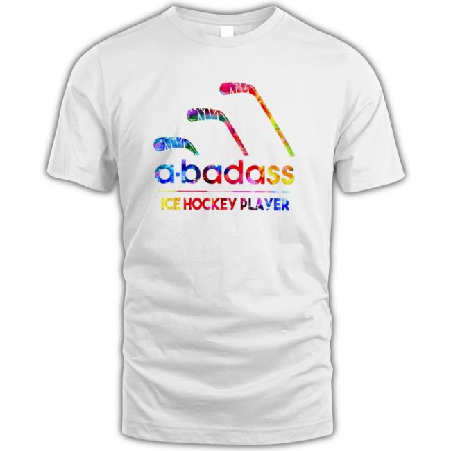 Ice Hockey Player A-Badass Hooded Sweatshirt Ice Hockey Player A-Badass Hooded Sweatshirt