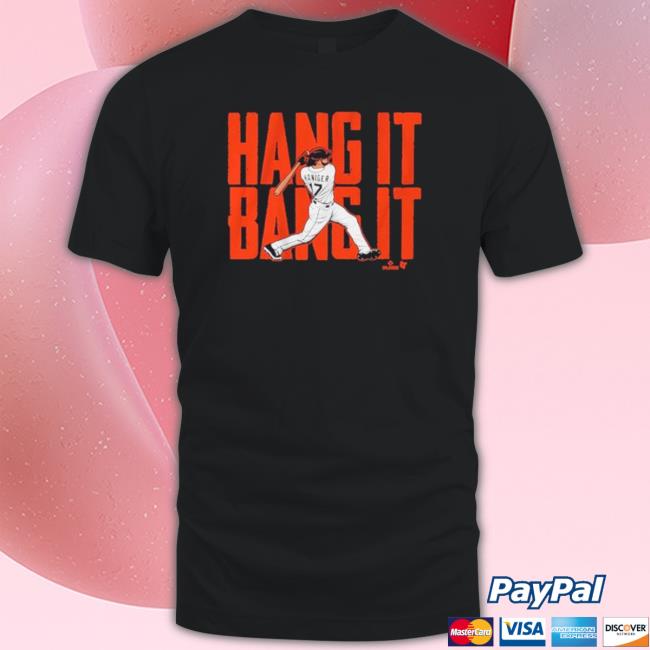 Mitch Haniger Hang It, Bang It San Francisco Hoodie Mitch Haniger Hang It, Bang It San Francisco Hoodie