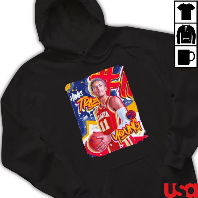 11 Trae Young Atlanta Hooded Sweatshirt 11 Trae Young Atlanta Hooded Sweatshirt