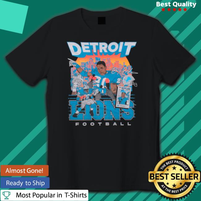 MPLFD Barry Sanders Black Detroit Lions Classic shirt MPLFD Barry Sanders Black Detroit Lions Classic shirt