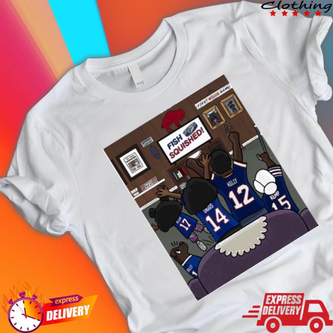 Official Buffalo Bills Fish Squished Bills Shirts Official Buffalo Bills Fish Squished Bills Shirts