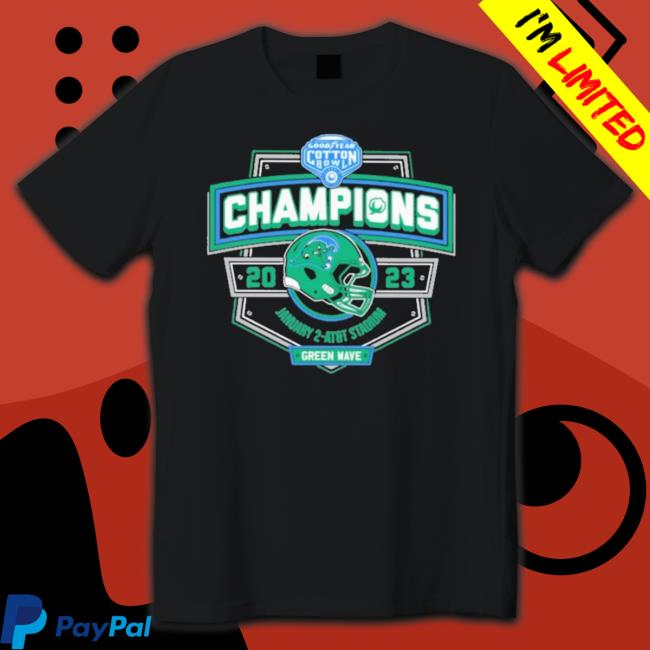 Official Tulane Football 2023 Cotton Bowl Champions Hoodie Official Tulane Football 2023 Cotton Bowl Champions Hoodie