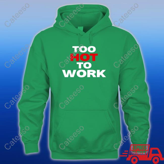 Urban Outfitters Merch Too Hot To Work Long Sleeve Shirt Urban Outfitters Merch Too Hot To Work Long Sleeve Shirt