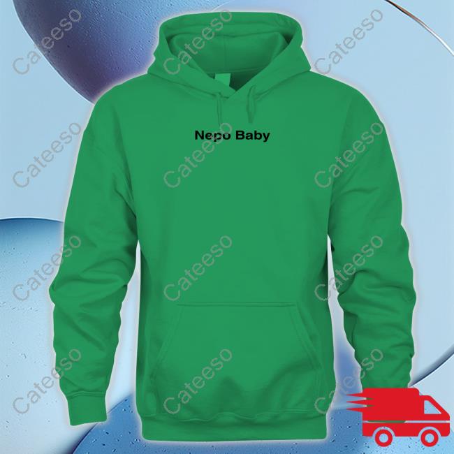 Hailey Bieber Wearing Nepo Baby Sweatshirt Hailey Bieber Wearing Nepo Baby Sweatshirt