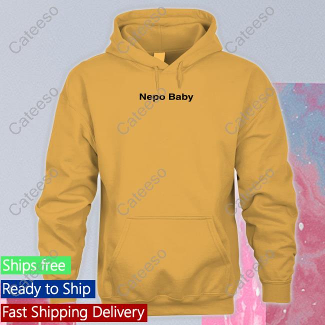 Hailey Bieber Wearing Nepo Baby Sweatshirt Hailey Bieber Wearing Nepo Baby Sweatshirt