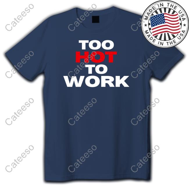 Urban Outfitters Merch Too Hot To Work Long Sleeve Shirt Urban Outfitters Merch Too Hot To Work Long Sleeve Shirt