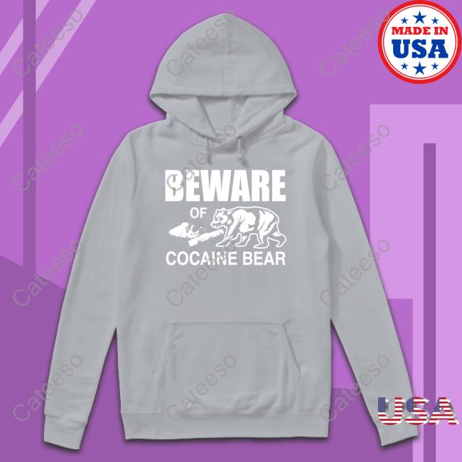 Beware Of Cocaine Bear Shirt Barelylegal Merch Beware Of Cocaine Bear Shirt Barelylegal Merch