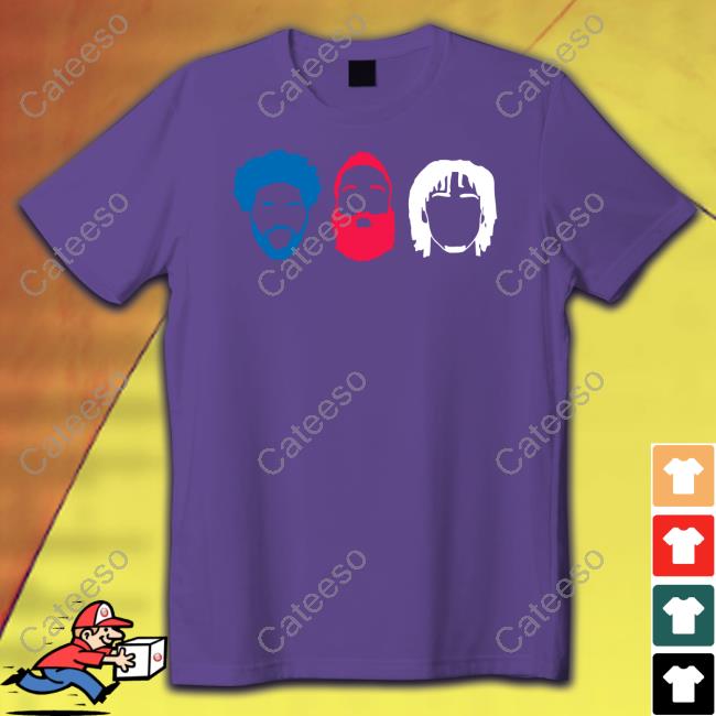Joel Embiid James Harden Tyrese Maxey Tee Joel Embiid James Harden Tyrese Maxey Tee