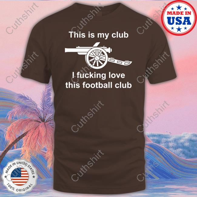 Bukayo Saka Wearing This Is My Club I Fucking Love This Football Club New Shirt