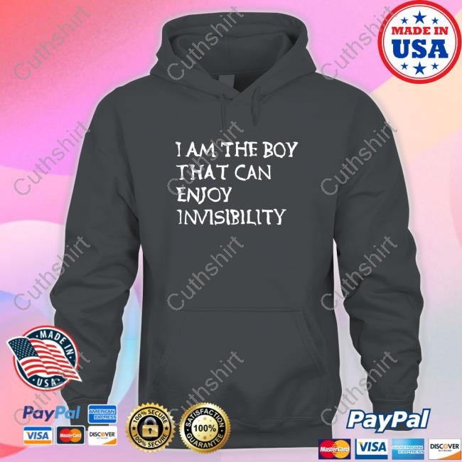 Wiz Khalifa Wearing I Am The Boy That Can Enjoy Invisibility T Shirt Wiz Khalifa Wearing I Am The Boy That Can Enjoy Invisibility T Shirt