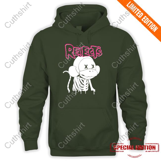 Wordslikerad Monke Rejects Hoodie Wordslikerad Monke Rejects Hoodie