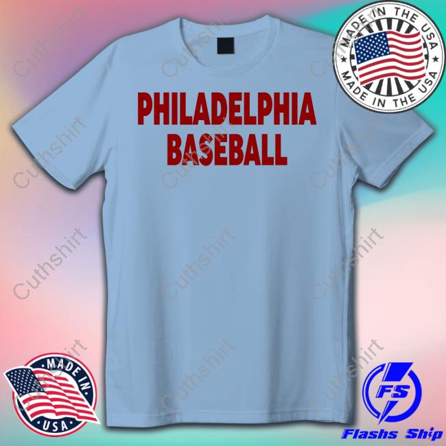 Philadelphia Baseball Long Sleeve Tee Shirt Philadelphia Baseball Long Sleeve Tee Shirt