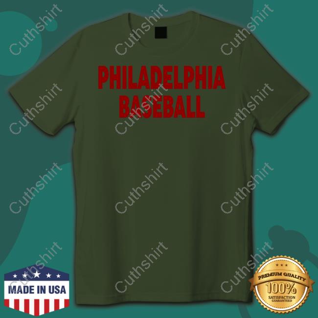 Philadelphia Baseball Long Sleeve Tee Shirt Philadelphia Baseball Long Sleeve Tee Shirt